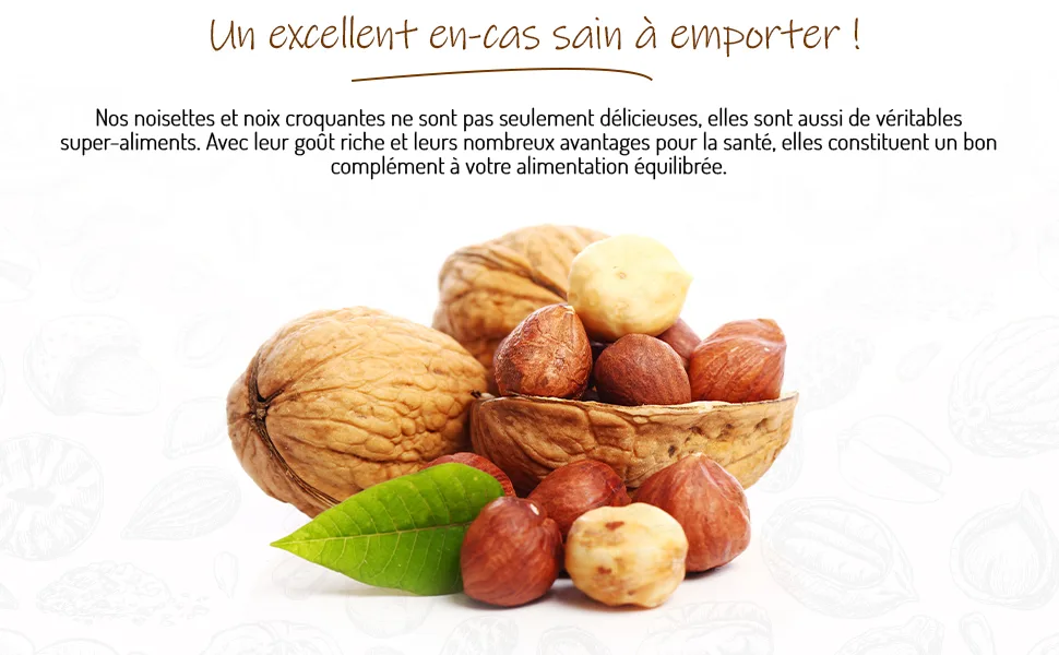 Raw Hazelnuts in Shell from Poland | 2 kg | Premium | Packaging: Cardboard - product information 2