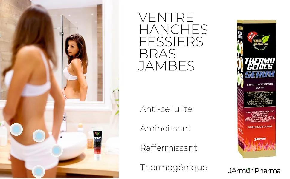 Powerful Slimming Gel Cream Fat Burner Intensive Powerful Flat Stomach Slimming Fat Burner Man Woman Extra Strong - J.Armor Thermogenics 150ml - THERMOGENIC SERUM J.ARMOR PHARMA