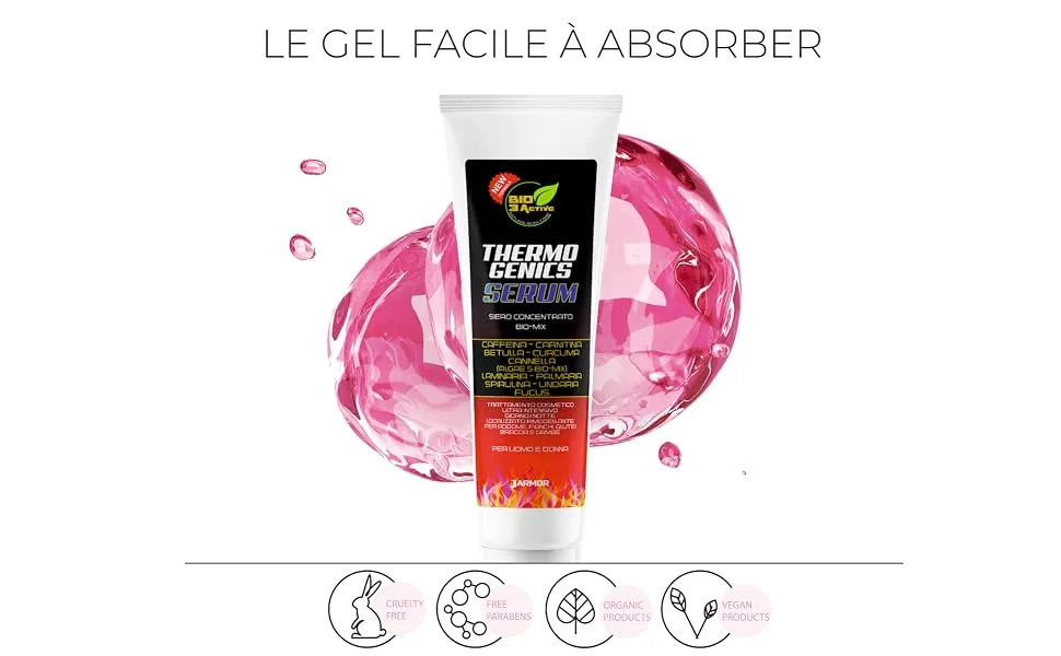 Powerful Slimming Gel Cream Fat Burner Intensive Powerful Flat Stomach Slimming Fat Burner Man Woman Extra Strong - J.Armor Thermogenics 150ml - THERMOGENIC SERUM J.ARMOR PHARMA