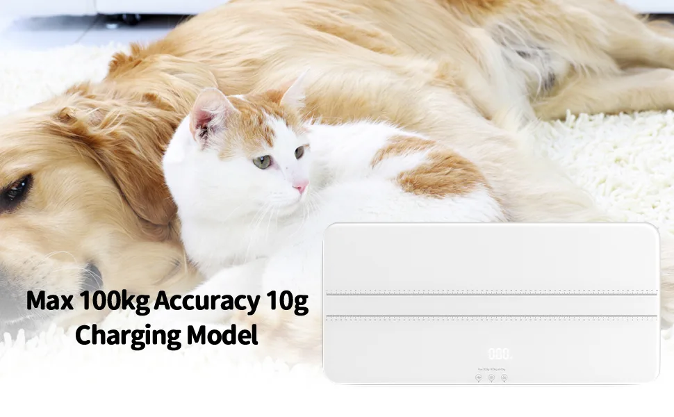 Digital Dog Scale Load Version Pet Platform 3 Weighing Modes kg kg Maximum Weight 100 - Balance numérique pour animaux de compagnie