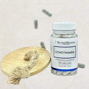 Roches Marines - Lithothamne - Bone Comfort - Calcium Supplement - Acid-Base Balance - 90 Capsules - Developed in France - lithothamne Roches Marines