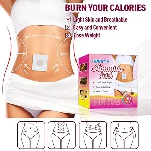 Slim Patch 2 x 30 pieces Slimming Patches Slimming Patch Weight Loss Anti Cellulite Patch Slim Fast Slimming Patch for Beer Belly Quickly Restores a Healthy Body and - Absorption rapide Lorsque vous utilisez
