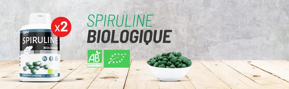 Organic Spirulina 500 mg - 1000 Tablets - product information 2