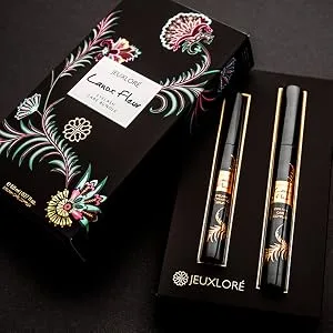 JEUXLOR Eyelash Growth Serum 4 ml - Eyelash Care Complex 8 ml with Castor Oil and Vitamin E - en complément du sérum pour les cils ricin et à la vitamine E pour de beaux cils et sourcils sains