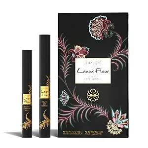 JEUXLOR Eyelash Growth Serum 4 ml - Eyelash Care Complex 8 ml with Castor Oil and Vitamin E - en complément du sérum pour les cils ricin et à la vitamine E pour de beaux cils et sourcils sains