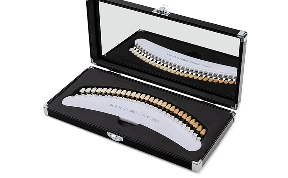 3D R-28 Professional Teeth Whitening Guide for Dentist Teeth Whitening Course Shade Guide with 28 Colors - guide d