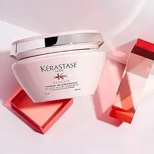 K rastase Genesis Range 250 ml Nutri-Fortifying Bath 200 ml and 200 ml Replenishing Mask - Kérastase Genesis Pack pour cheveux secs et affaiblis