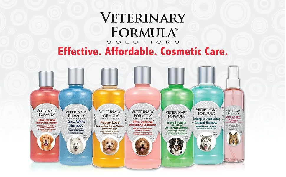 Veterinary Formula Solutions Ultra Oatmeal Moisturizing Shampoo/Conditioner for Dogs  Leaves Coat Soft, Shiny, Hydrated, Strong  Long-Lasting Fragrance 17 oz Conditioner - product information 1