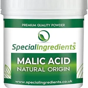 Special Ingredients Malic Acid - Vegan Friendly Non-GMO - Recyclable Packaging (100g) - Acido Malico
