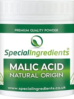 Special Ingredients Malic Acid - Vegan Friendly Non-GMO - Recyclable Packaging (100g) - product information 2