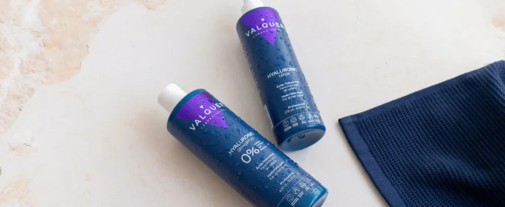 Valquer Hyaluronic Acid Shampoo. Extra hydration and vitality. For all hair types. Zero% - 400 ml - hyaluronic
