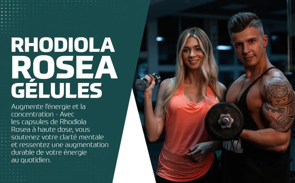Strong Natural Rhodiola Rosea 3% Salidroside 120 Capsules 500mg Vegan Quality - product information 1