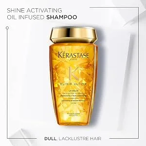 Kerastase NEW Bain Elixir ultimate Sublime cleansing oil shampoo 250ml kit 2 pcs - Kérastase Chronologiste Bain Régénérant Shampooing 250 ml Double