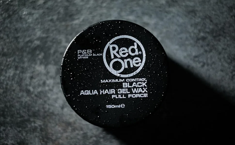 Redone Aquatic Styling Wax Black 150 ml | Extra Hold | For Men & Women | Long Lasting Shiny Look | Cherry Scent | Maximum Control | Pack of 12 - redone black wax