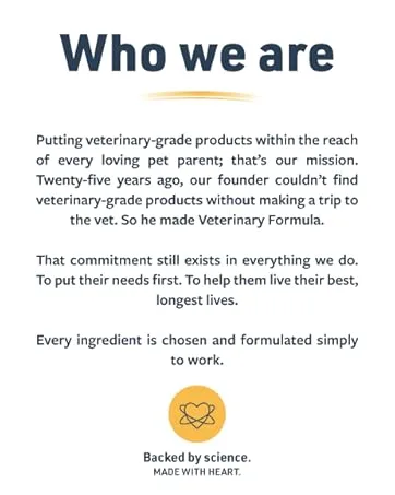Veterinary Formula Clinical Care Hot Spot & Itch Relief Medicated Spray, 8oz – Easy to Use Spray for Dogs & Cats – Helps Alleviate Sensitive Skin, Scratching, and Licking of Coat (1 Pack) - About Us Brand Story