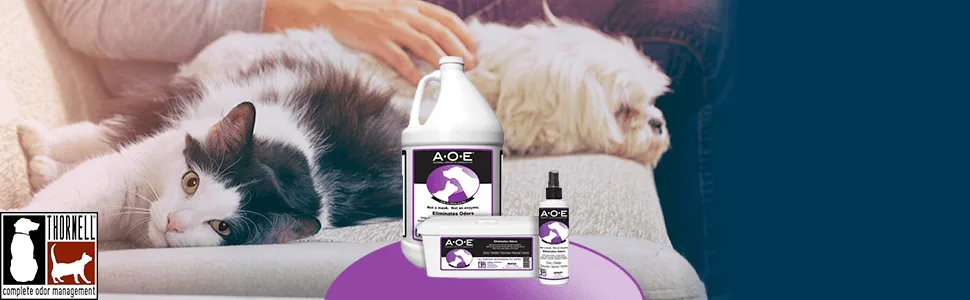 THORNELL AOE-G A.O.E Animal Odor Eliminator 8-oz bottle - product information 8