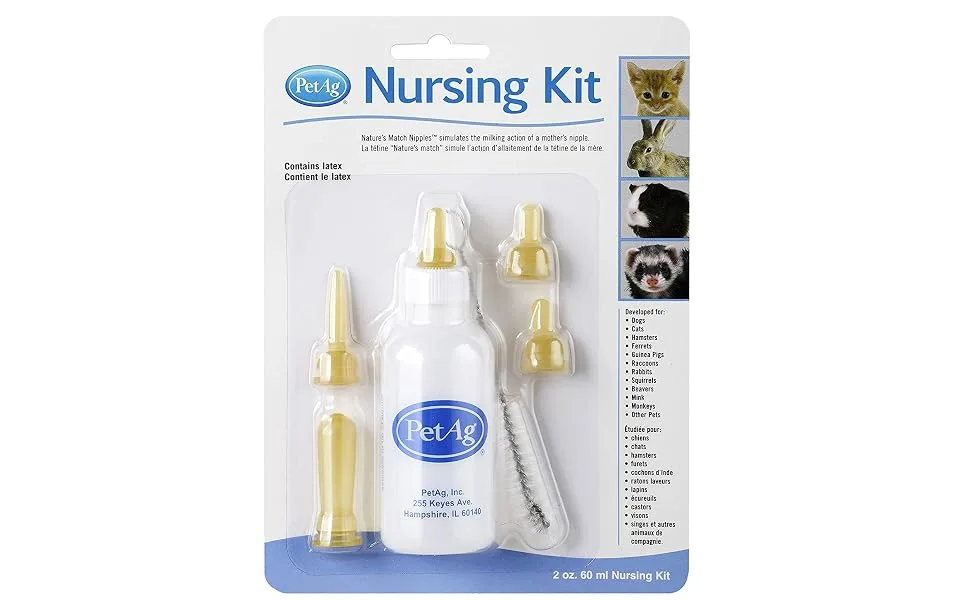 Pet-Ag Nursing Kit 2oz Bottle (Carded) black - product information 2