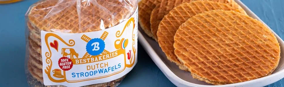 Daelmans Chocolate Stroopwafels - Chocolate and Caramel Waffles - Value Pack: 8 Cubic Boxes (230g per Cubic Box) - Authentic Dutch Caramel Waffle - Stroop Waffles - Gluten vrij