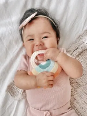 Itzy Ritzy - Ritzy Rattle Pal with Teether Features A Minky Plush Character, Gentle Rattle Sound & Soft Teether Koala - itzy ritzy, rattle pal, rainbow toy, sensory toy, teether
