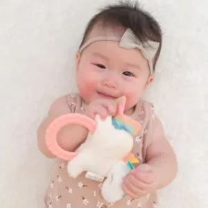Itzy Ritzy - Ritzy Rattle Pal with Teether Features A Minky Plush Character, Gentle Rattle Sound & Soft Teether Koala - itzy ritzy, rattle pal, rattle toy, sensory toy, teether, unicorn toy