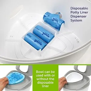 Playtex Baby Potty Genie Liner Refill Bags 2 Pack, Blue Liner Refill (2 Pack) - product information 4
