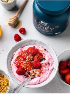 Kinetica Lean Whey Protein Wild Raspberry 900g 16g Protein Per Serving 36 Servings Whey from Grass-Fed EU Cows Exquisite Taste - product information 2