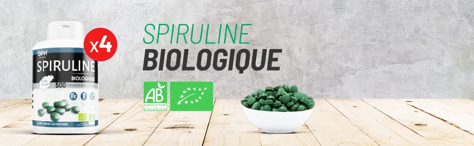 Organic Spirulina 500 mg - 2000 Tablets - product information 2
