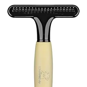 CONAIRPRO dog & cat Grooming Rakes and Shedding Tools Medium-Tooth Undercoat - 3/4" - Dematting Rake 1/2
