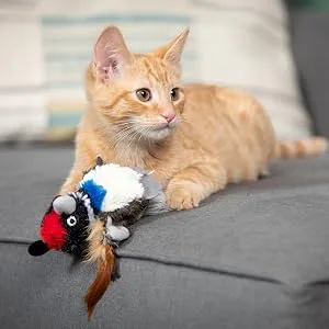 Pet Craft Supply Cat Toys 2 Pack Multi - Pet Craft Supply Robin and Quail Catnip Soft Plush Feather Boredom Relief Interactive Cat Toy