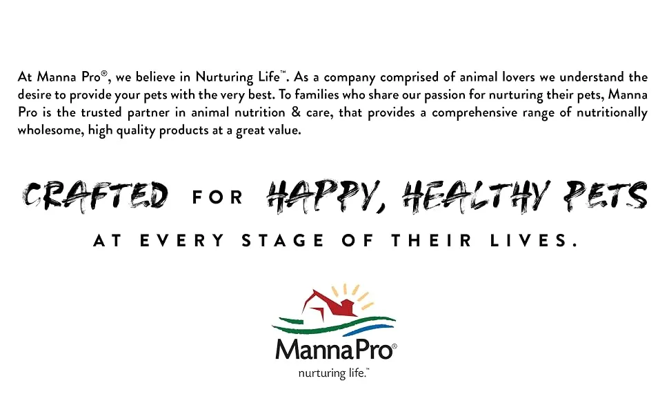 Manna Pro Hamster & Gerbil Feed | Feed with Vitamins & Minerals for Hamsters & Gerbils | No Artificial Colors or Flavors | 2.5 lb - manna pro's promise