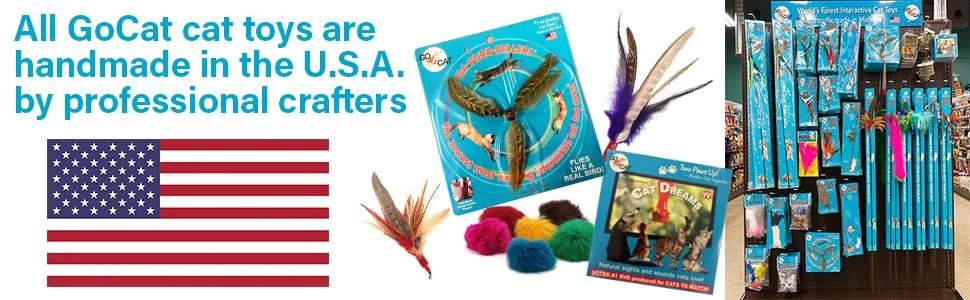 Go Cat Teaser Cat Catcher Wand Cat Toy Assorted - product information 6