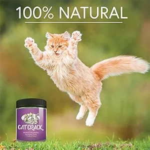 Cat Crack Catnip, Premium Blend Safe for Cats, Infused with Maximum Potency Your Kitty is Sure to Go Crazy for 1 Cup - 100% Natural