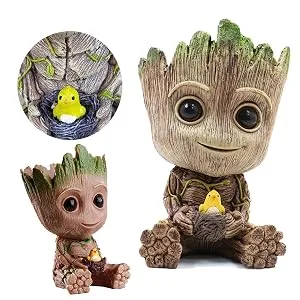 TEEMO Aquarium Groot Air Bubbler Decorations,Air Bubbler Decorations for Fish Tank. Medium - TEEMO