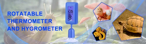 Reptile Thermometer,Reptile Thermometer and Humidity Gauge,Digital Reptile Thermometer and Hygrometer, - reptile thermometer