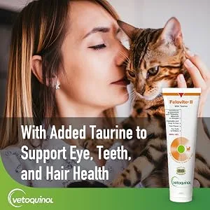 Felovite II with Taurine (2.5 oz) by EVSCO - With Added Taurine