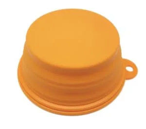 Alfie Pet - ROS Silicone Pet Expandable/Collapsible Travel Bowl - Size: 1.5 Cups Orange - product information 5