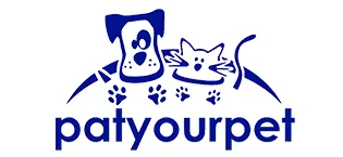 Pat Your Pet Deshedding Brush - Double-Sided Undercoat Rake for Dogs & Cats - Shedding Comb and Dematting Tool for Grooming Blue - Pat Your Pet logo