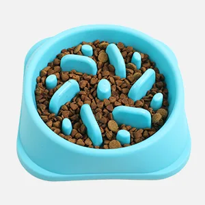 NOYAL Slow Feeder Dog Bowls Puzzle Anti-Gulping Interactive Bloat Durable Preventing Choking Healthy Dogs Bowl Blue - product information 19