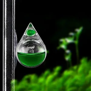 Clscea Aquarium CO2 Drop Checker CO2 Indicator Solution 60ml Tear Drop & 15ml - AC201