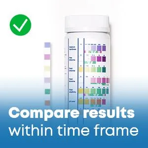 DIP & GO Aquarium Test Strips - Ammonia Test Kit for Aquarium 6 in 1 Aquarium Water Test Kit for Freshwater, Fish Tank Water Testing Kit, 100 Strips Ammonia Test Strips - read freshwater test kit, saltwater test kit and turtle tank kit result within 30 seconds