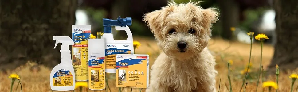Zodiac Spot On Plus Flea & Tick Control for Cats 5 lbs and Over 4 Pack - Zodiac Flea & Tick Banner