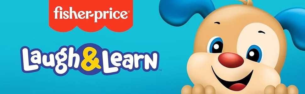Fisher-Price Pretend Video Game Controller Baby Toy with Music Lights and Learning Songs, Fine Motor Toy Standard - Laugh & Learn