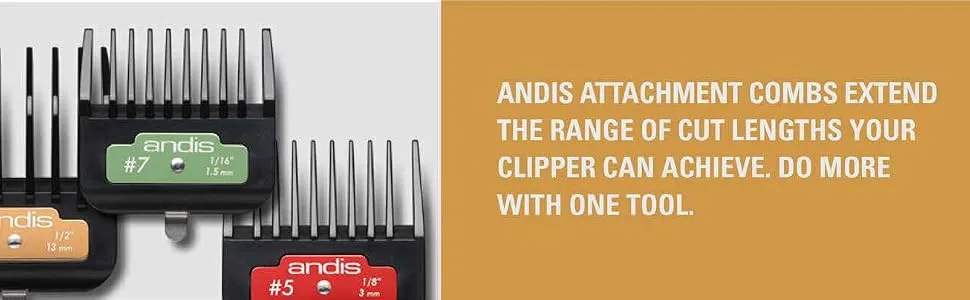Andis Pet Clipper Comb Set 8 Piece Standard - product information 1