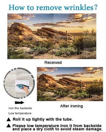 AWERT Reptile Habitat Background Blue Sky Oasis Cactus Sun and Desert Terrarium Background Durable Polyester Background 36x18in/90x45cm - product information 3