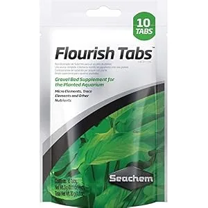 Seachem Flourish Tabs Growth Supplement - Aquatic Plant Stimulant 10 ct Original Version - product information 1