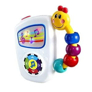 Baby Einstein Bendy Ball Rattle Toy, Ages 3 months + - Take Along Tunes