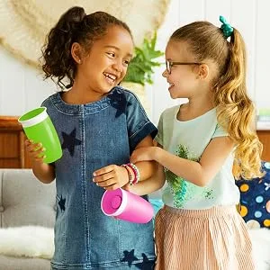 Munchkin Any Angle Click Lock Weighted Straw Trainer Cup, Blue, 7 Oz 1 Count (Pack of 1) Blue - miracle cup