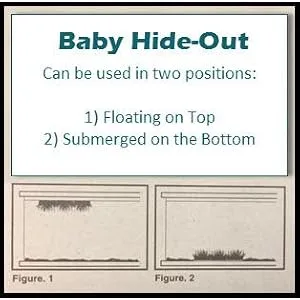 PENN-PLAX Fish Breeding Grass  Baby Hideout for Fry  Great for Livebearers and Egg Layers  Plastic Aquarium Plants  2 Pieces - product information 7