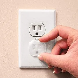 Little Chicks Baby Safety Outlet Plug Electrical Socket Covers - 36 Pack - Model CK032 - baby socket safety plug covers
