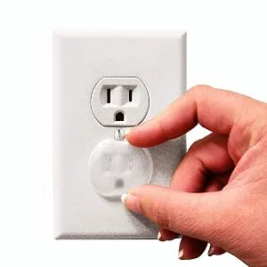Little Chicks Baby Safety Outlet Plug Electrical Socket Covers - 36 Pack - Model CK032 - socket covers baby